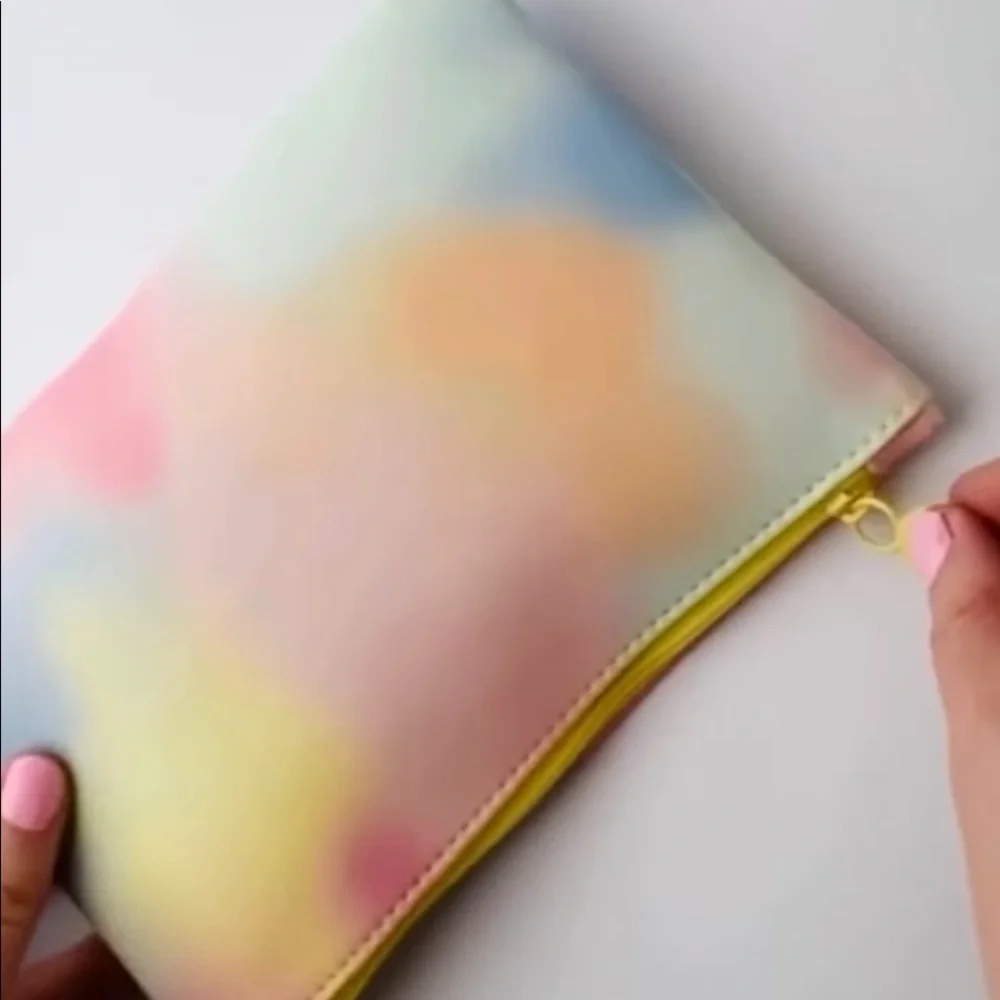 Ipsy 'Happy Vibes Ahead' Pastel Clutch Glam Bag